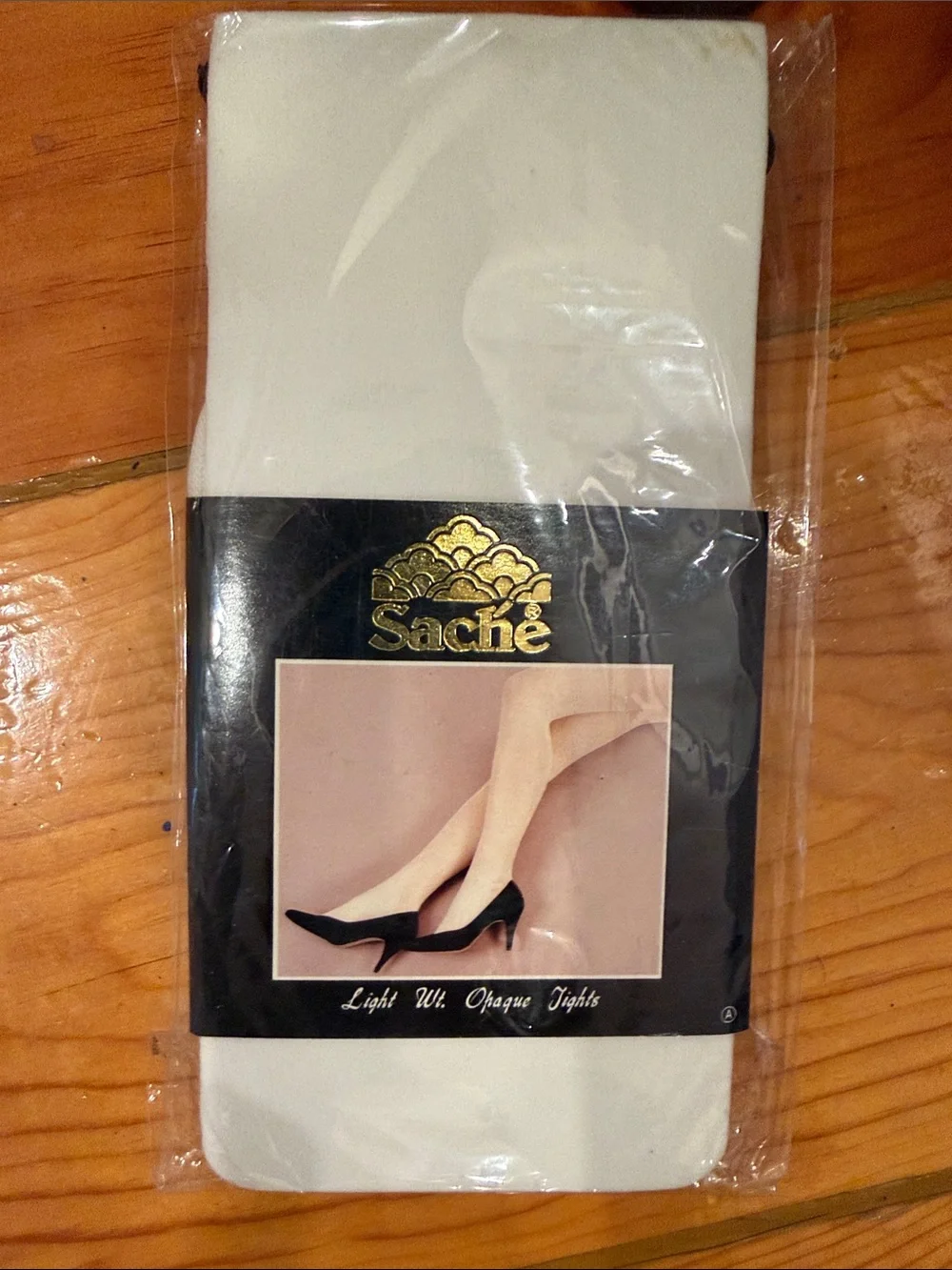 Vintage NOS Deadstock Sache lightweight opaque tights